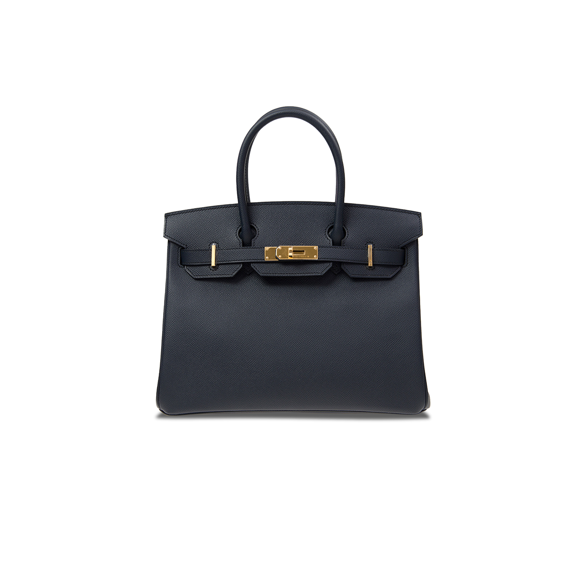 HERMES MASTER BIRKIN 35 DARK BLUE LINING WITH RED GOLD BUCKLE BK3075EPGP (35*28*18cm)